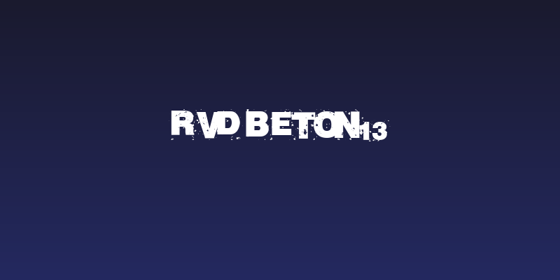 RvD_BETON13 Social Header