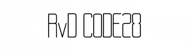 RvD_CODE28  font caratteri gratis