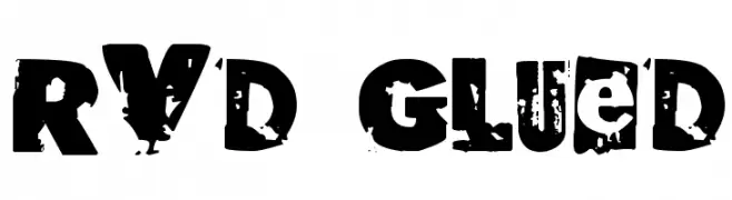 RvD_GLUED  フリーフォントのダウンロード
