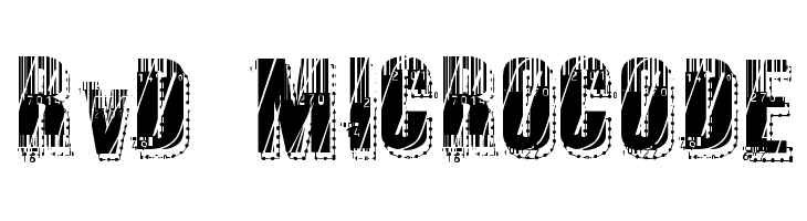 RvD_MICROCODE  Descarca Fonturi Gratis