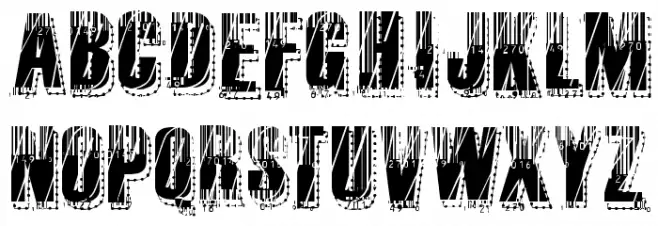 RvD_MICROCODE Font Litere mari