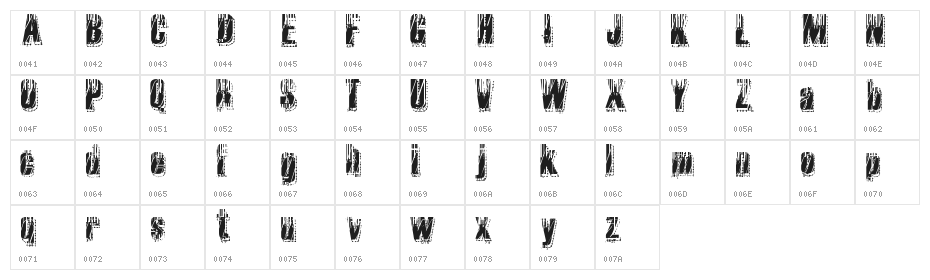 RvD_MICROCODE Character Map