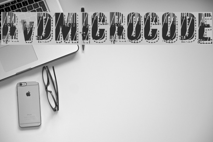 RvD_MICROCODE Font examples