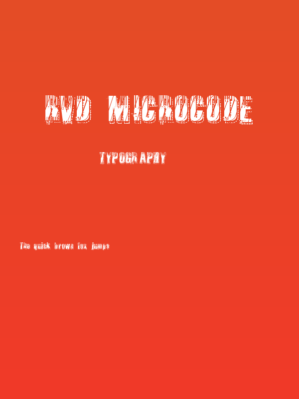 RvD_MICROCODE Poster