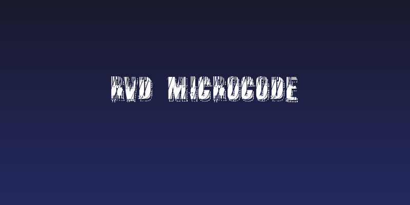 RvD_MICROCODE Social Header