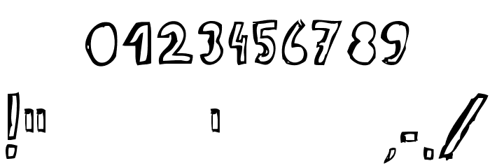 RvD_SUITCASEBOY Font OTHER CHARS