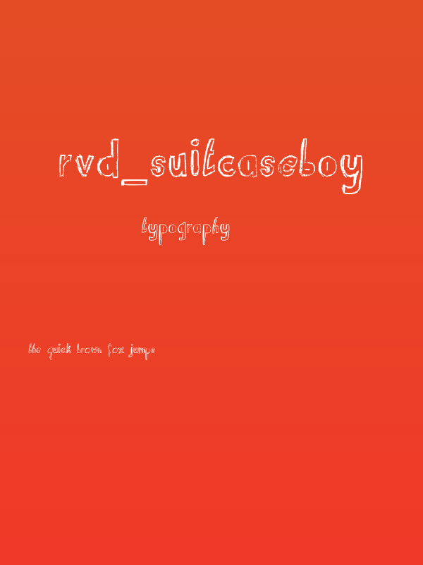 RvD_SUITCASEBOY Poster