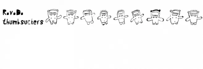 RvD_THUMBSUCKERS Font OTHER CHARS