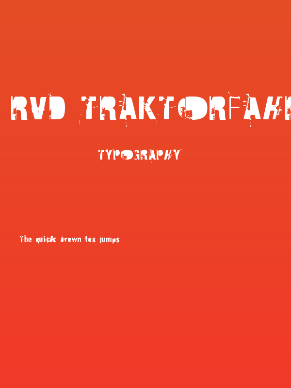 RvD_TRAKTORFAHRER Poster