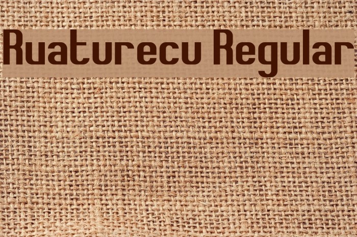 Rvaturecu Regular Font examples