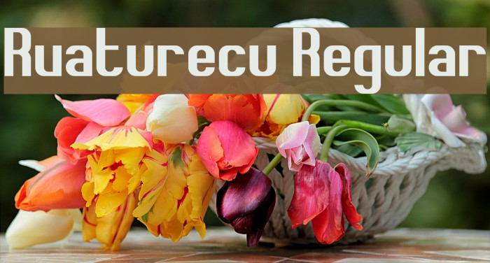 Rvaturecu Regular Font examples