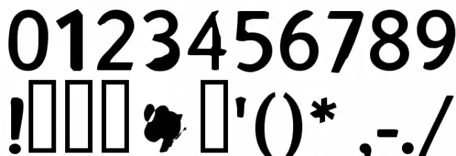 Rvple Font OTHER CHARS