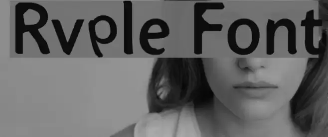 Rvple Font examples