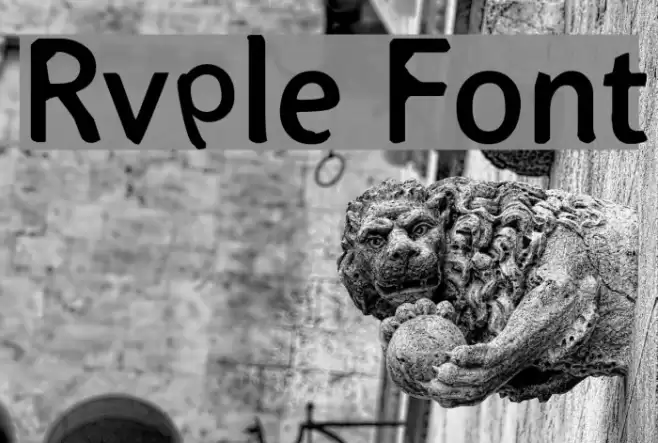 Rvple Font examples