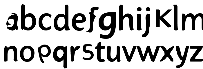 Rvple Font LOWERCASE