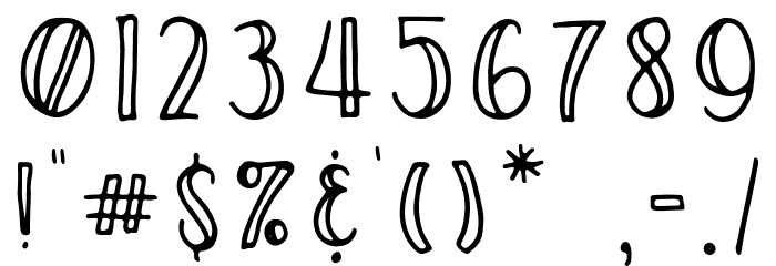 RWA Friendish Regular Font OTHER CHARS
