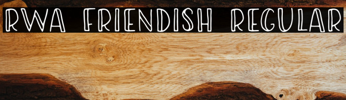 RWA Friendish Regular Example 2