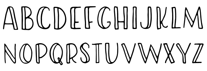 RWA Friendish Regular Font LOWERCASE