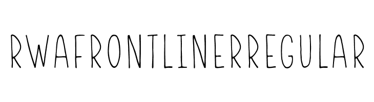 RWA Frontliner Regular  Free Fonts Download