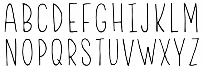 RWA Frontliner Regular Font LOWERCASE
