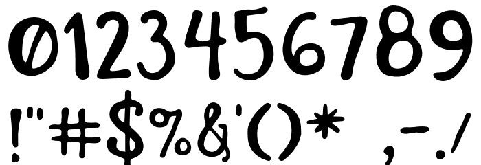 RWA Honeydew Regular Font OTHER CHARS