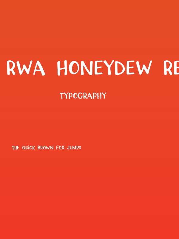RWA Honeydew Regular Poster