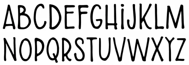 RWA Showbailer Regular Шрифта ВЕРХНИЙ