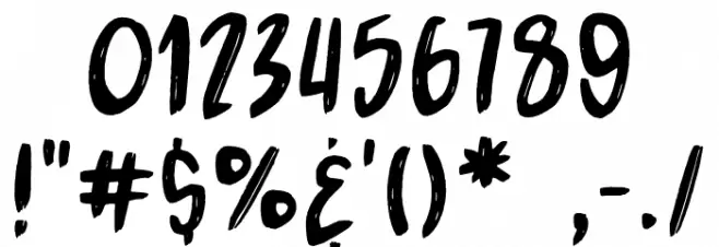 RWA Wakefrost Regular Font OTHER CHARS