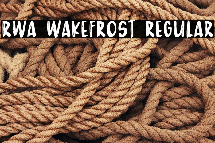 RWA Wakefrost Regular Example 1
