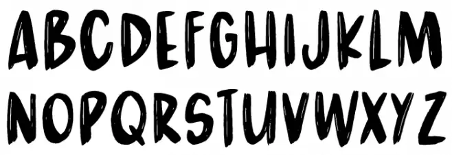 RWA Wakefrost Regular Font Litere mici