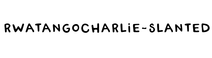 RWATangoCharlie-Slanted Font