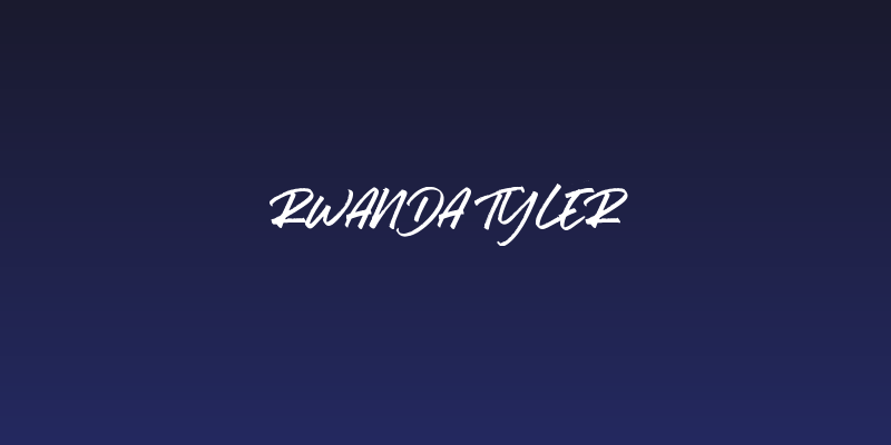 Rwanda Tyler Social Header