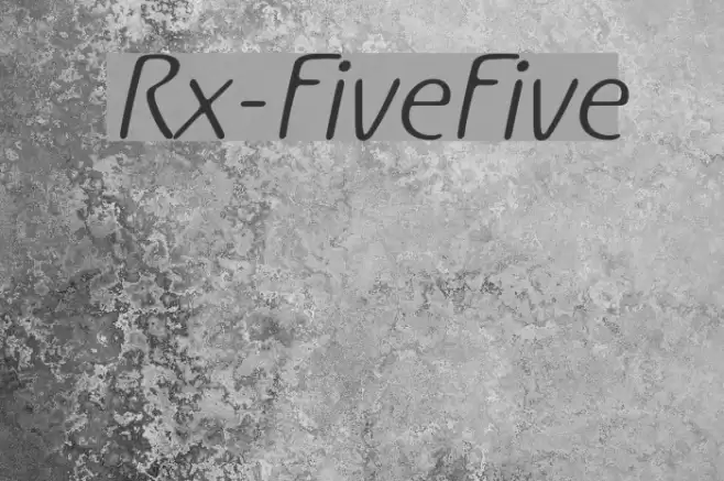 Rx-FiveFive Fonte examples