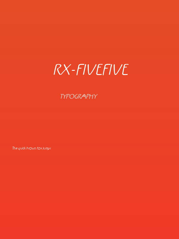 Rx-FiveFive Poster