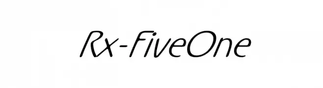 Rx-FiveOne  baixar fontes gratis