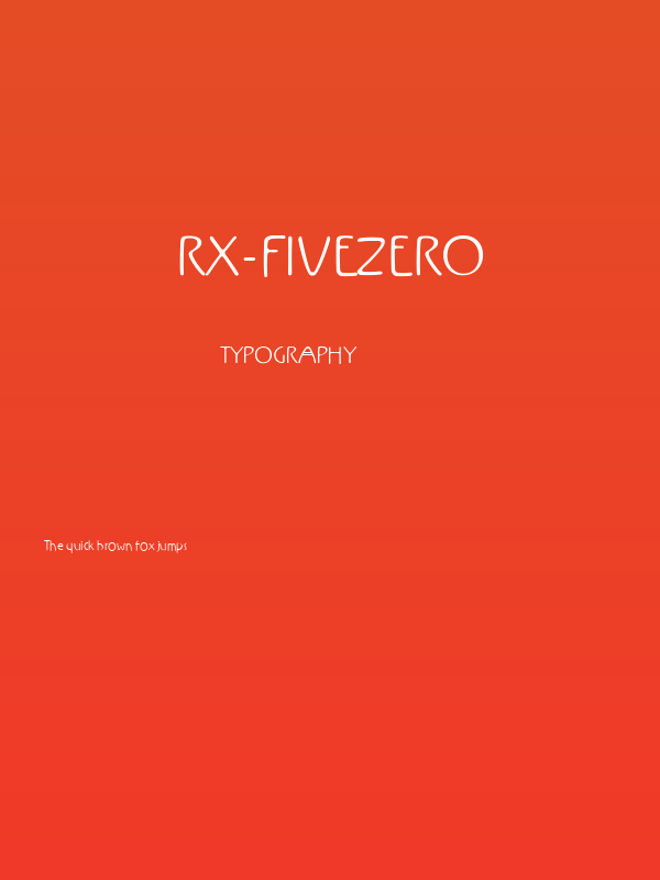 Rx-FiveZero Poster