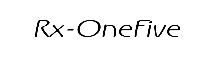Rx-OneFive Font