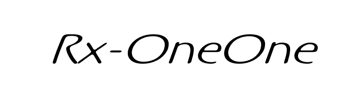 Rx-OneOne Font