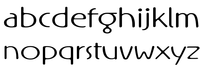 Rx-OneZero Font LOWERCASE
