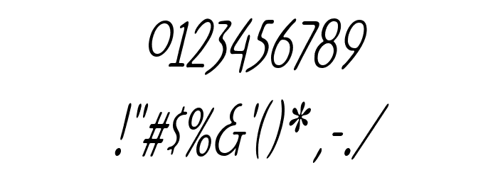 Rx-ZeroFive Font OTHER CHARS