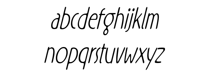 Rx-ZeroFive Font LOWERCASE