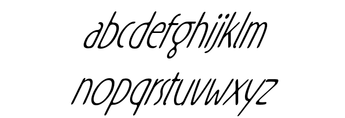Rx-ZeroOne Font LOWERCASE