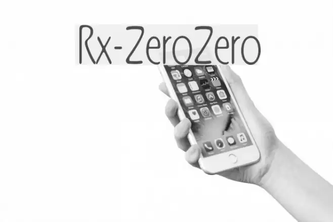 Rx-ZeroZero Fonte examples