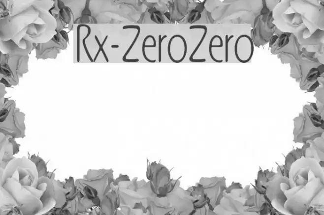 Rx-ZeroZero Fonte examples