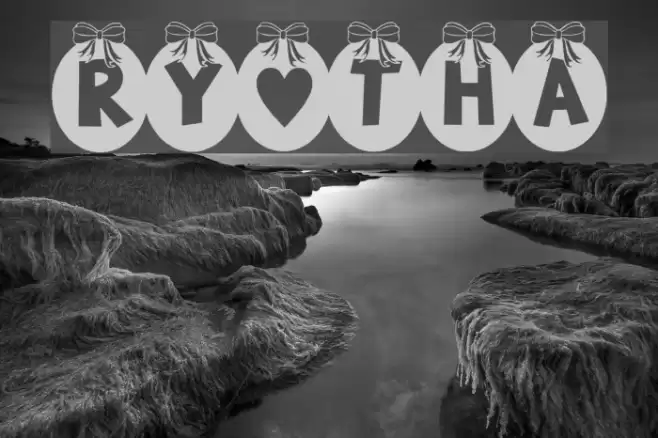 RY-THA Font examples