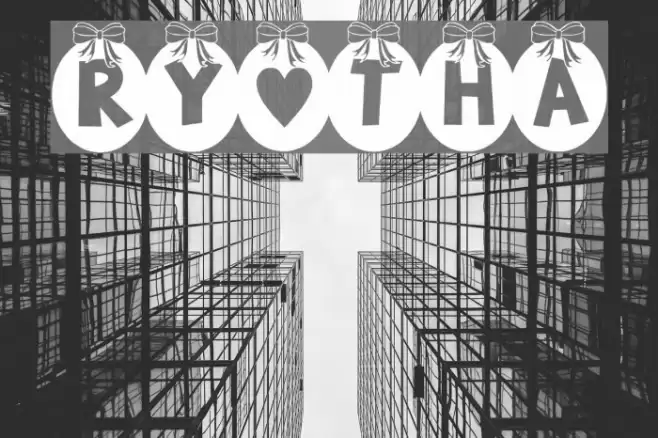 RY-THA Font examples