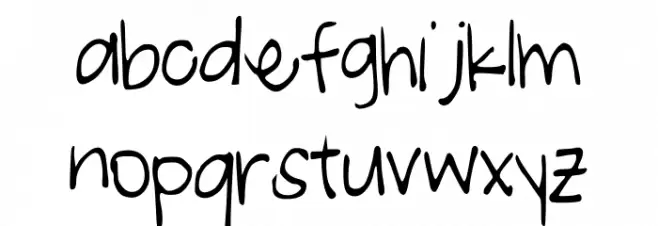 RYoung Font LOWERCASE