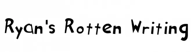 Ryan's Rotten Writing  baixar fontes gratis