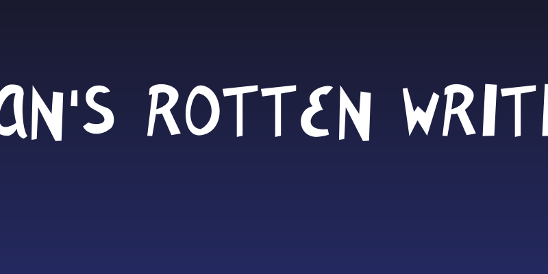 Ryan's Rotten Writing Social Header