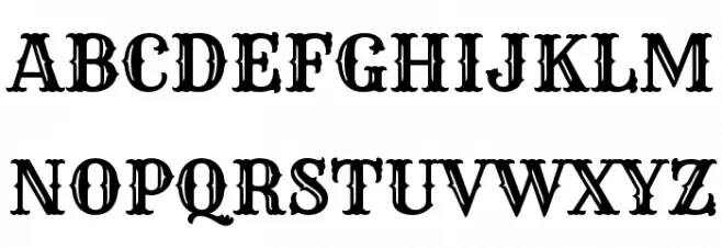 Rye Regular Шрифта ВЕРХНИЙ